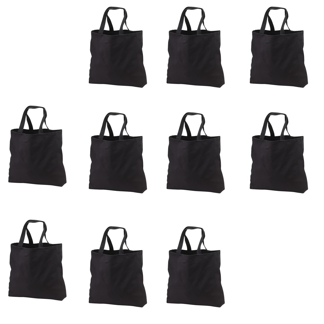 Multipack Heavy Canvas Twill Convention Bag | Reusable Blank Party Favor Tote Bags for Daily Use | Raheev®